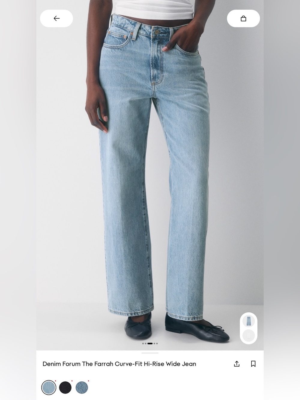 Aritzia Denim Forum size 24 jeans - Picture 1 of 5